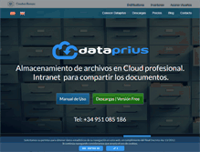 Tablet Screenshot of dataprius.com